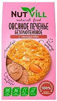 Овсяное печенье с Миндалем без сахара и без глютена  NutVill 85 г*14 GREENVILL