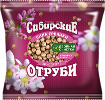 0706 Сила ГРЕЧИХИ  сибирские отруби хрустящие 100г*25 пакет