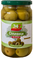 Оливки зелёные Королевские без косточек 720 мл ст/б *12
