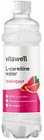 ГРЕЙПФРУТ напиток слабогазированный L-carnitine water 0,5 л ПЭТ *12 Vitawell