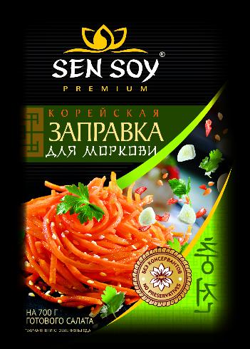 Заправка для моркови По-Корейски пакет 80г*20 Сэн Сой Премиум