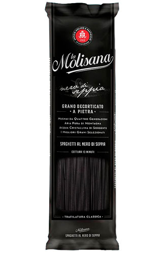 15 Спагетти с ЧЕРНИЛАМИ КАРАКАТИЦЫ макаронные изделия Spaghetti Al Nero  500г*24 La Molisana 