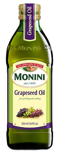 Масло из виноградных косточек Grapeseed Oil 0,5 ст/б 0,5*6 Монини