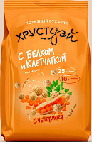 ХРУСТДЭЙ полезный сухарик с чечевицей,белком и клетчаткой 150г*10 Сибирская клетчатка