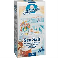Соль морская  мелкая 750г*14 Marbelle