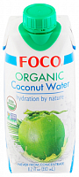 Органическая кокосовая вода 330 мл Tetra Pak * 12 FOCO