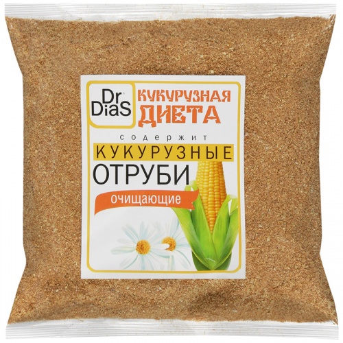 Кукурузные отруби диетические очищающие 180г*20  Dr.DiaS