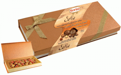 46827 Sorini Sofia шоколадные конфеты 270г*8 картон sor-56