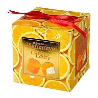 5800 Бант конфеты из пишмание со вкусом апельсина в фруктовой глазури КУБ 300 г*9 Иран