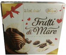 Frutti di Mare  шоколадные наборы ракушки ассорти 225г*12 Польша Вобро картон