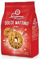 Печенье  DOLCE MATTINO  с натуральным медом пакет 300г*10  Lazzaroni Италия 