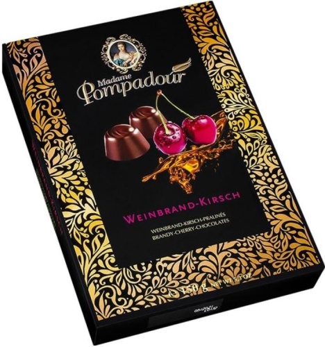 44633 Шоколадные конфеты  Madame Pompadour Бренди - вкус вишни 150 г*14
