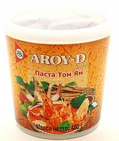 Паста Том Ям  соус на основе растительных масел  КИСЛО-СЛАДКАЯ 400г пл/б * 24  AROY-D