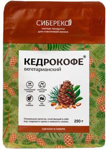 Кедрокофе Вегетарианский пакет  250 г12