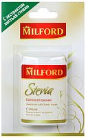 Милфорд подсластитель с экстрактом стевии 100таб 6,2г*10
