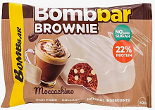 БРАУНИ МОККАЧИНО   печенье глазированое  BOMBBAR 50 гр * 10