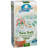 Соль морская  крупная 750г*14 Marbelle