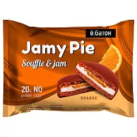 Jamy Pie Souffleand Jam печенье АПЕЛЬСИН  60г шоу-бокс *9 Ёбатон