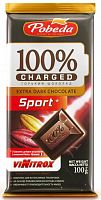 1096 Шоколад горький с сахаром  "Чаржед" "Спорт"100г*10 Победа