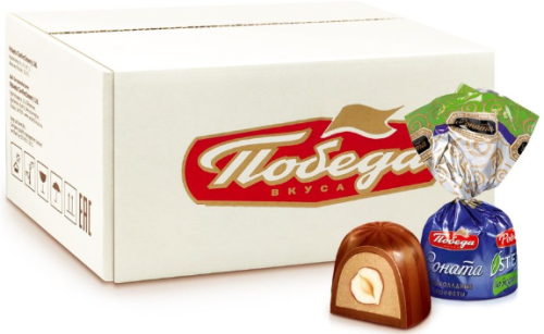 Соната  шоколадные конфеты без сахара с лесным орехом  2 кг Победа