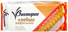 Виктория хлебцы вафельные кукурузные 70г*36