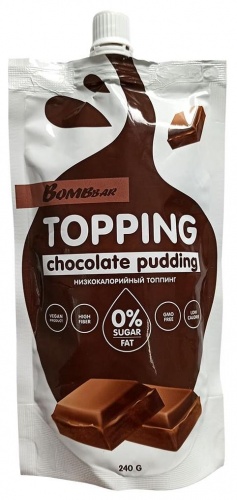 Шоколадный пудинг соус  BOMBBAR  240 гр*10