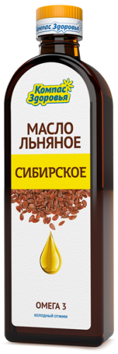 Льняное масло Сибирское 500 мл*24