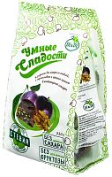 Конфеты Умные сладости Чернослив с грецким орехом в шоколадной глазури без сахара 210г*10