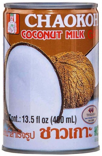 Кокосовое молоко 17-19 %  жирности  ж/б  400  мл *24 CHAOKOH