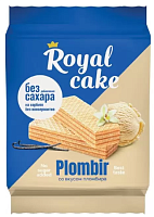 Вафли со вкусом ПЛОМБИРА на сорбите 120г*10 Royal cake