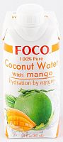 Кокосовая вода с манго 330 мл Tetra Pak * 12 FOCO