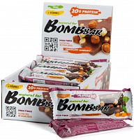 Шоколад - фундук батончик протеиновый 60гр BOMBBAR * 20