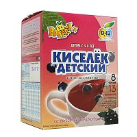 Киселёк  детский Витошка с витаминами и кальцием Черная смородина  25 г *8