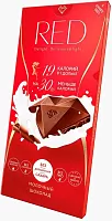 Шоколад молочный ЦЕЛЬНЫЙ со сниженой калорийностью  85 г*12  RED Латвия