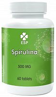 Spirulina (Спирулина) "ESP"  БАНКА таблетки 60 шт*15