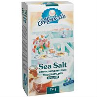 Соль морская  средняя 750г*14 Marbelle