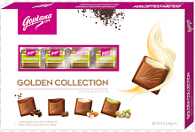 Золотая коллекция набор шоколадных конфет ассорти 400 г *8 Польша Солидарность картон