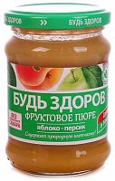 Яблочно-персиковое пюре 240г с/б *12 АВС