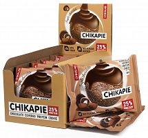 CHIKALAB Глазированное Тройной шоколад печенье  с начинкой 60 г*9