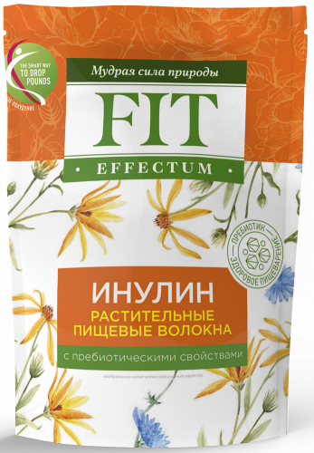 Инулин растительные пищевые волокна с пребиотическими свойствами 200 гр дой-пак*9 FitEffectum