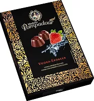 45063 Шоколадные конфеты  Madame Pompadour Водка - вкус клубники 150 г*14