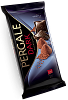 Шоколад темный PERGALE с трюфельной  начинкой  100 г *19 Pergale