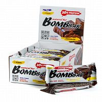 Двойной шоколад  батончик протеиновый 60гр BOMBBAR * 20