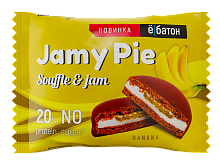 Jamy Pie Souffleand Jam печенье БАНАН  60г шоу-бокс *9 Ёбатон